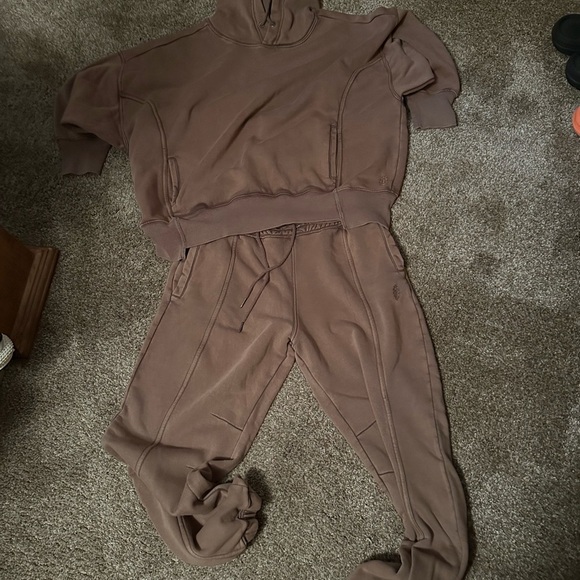 FP Movement by Free People Brown Hoodie and Joggers Set - Picture 2 of 2